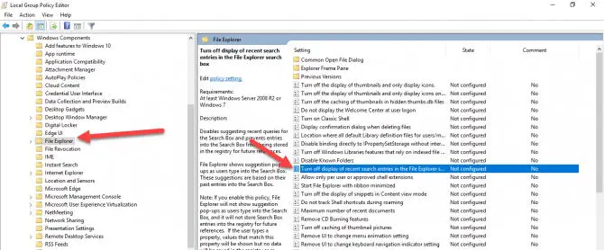 3 Ways To Delete Search History In File Explorer in Windows 10 7