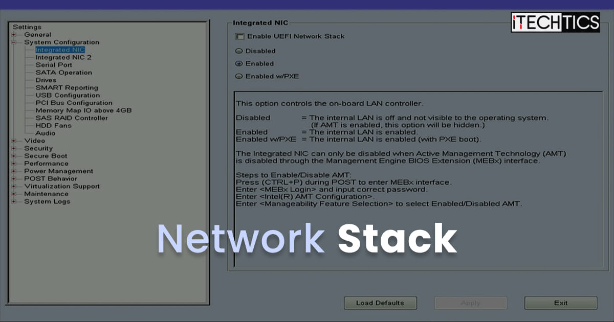 BIOS Network Stack