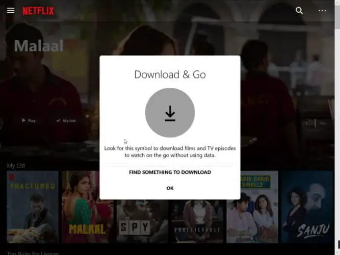 Download and Go for Netflix