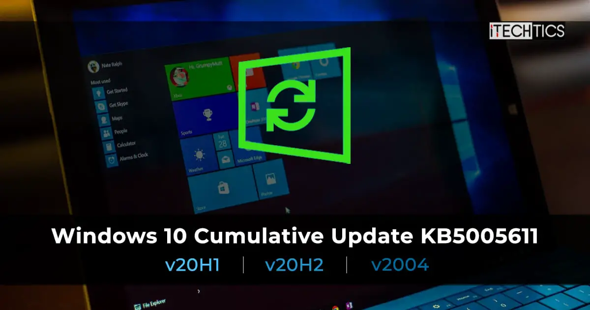 Download Windows 10 KB5005611 Cumulative Update Stable Channel Release