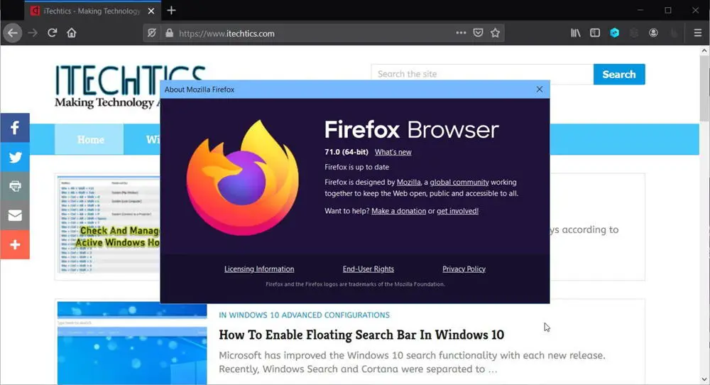 Firefox 71