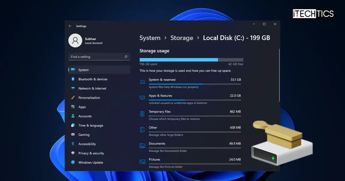 Free Storage Space Windows 11