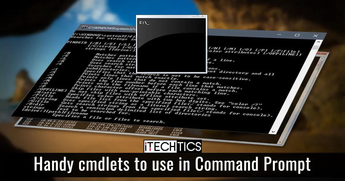 Handy cmdlets to use in Command Prompt