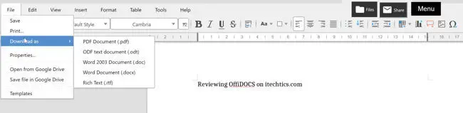 OffiDocs