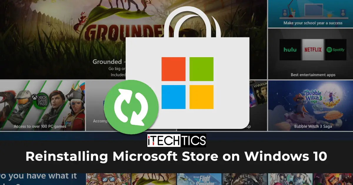 Reinstall Microsoft Store in Windows 10