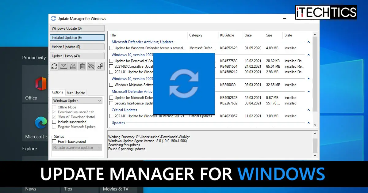 Update Manager for Windows