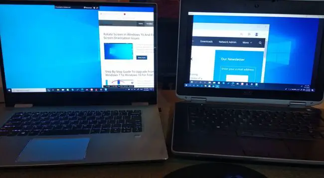 Use laptop as monitor to extend displays