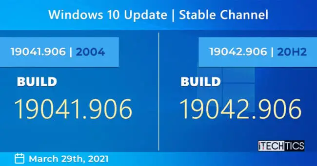 Windows 10 update 2004 20h2 (KB5000842)