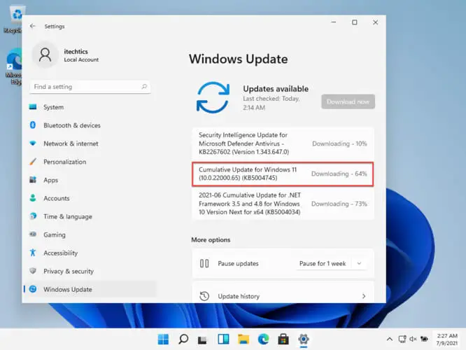 Windows 11 Build 22000.65 Improves Taskbar and Search Experience 3