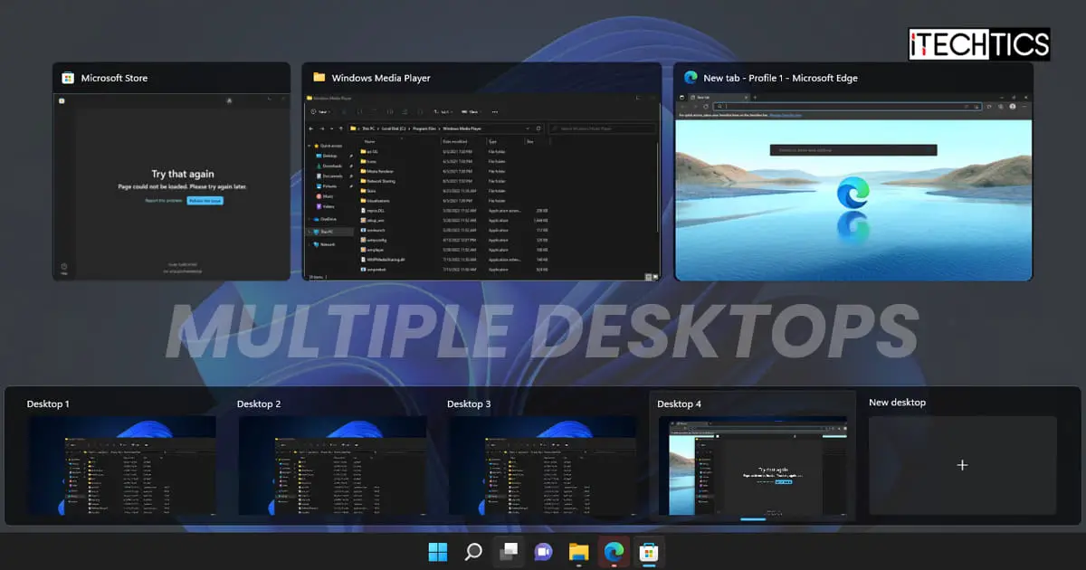 Windows 11 Multiple Desktops