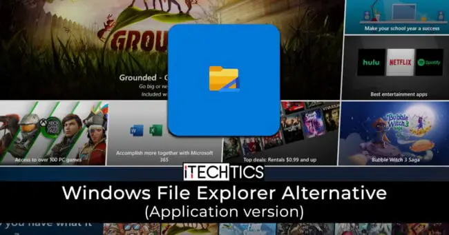 Windows File Explorer Alternative Application version