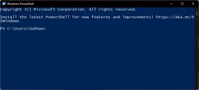 Windows PowerShell