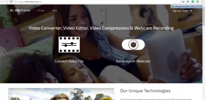 ClipChamp Online Video Editor