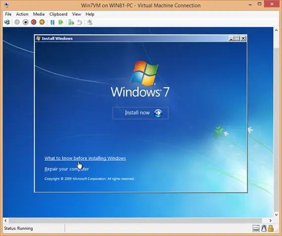 Windows 7 repair your computer screen